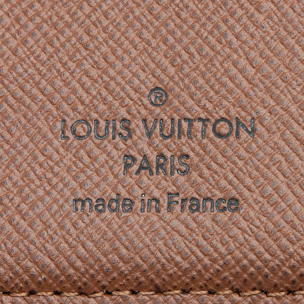 Louis Vuitton Monogram Canvas Small Ring Agenda Cover (SHF-20727)