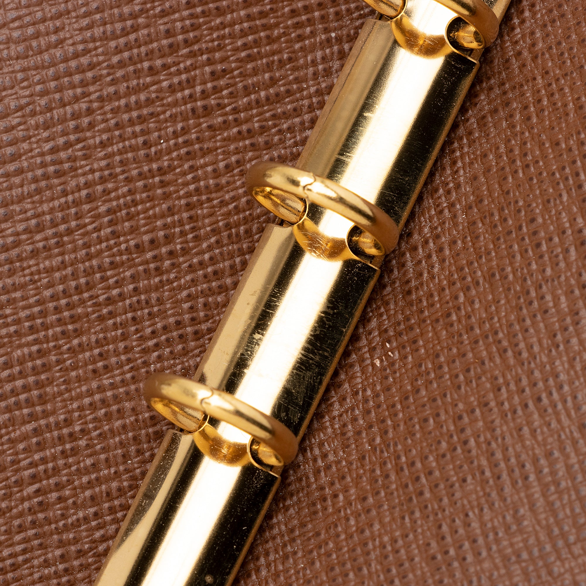 Louis Vuitton Monogram Canvas Small Ring Agenda Cover (SHF-22229)