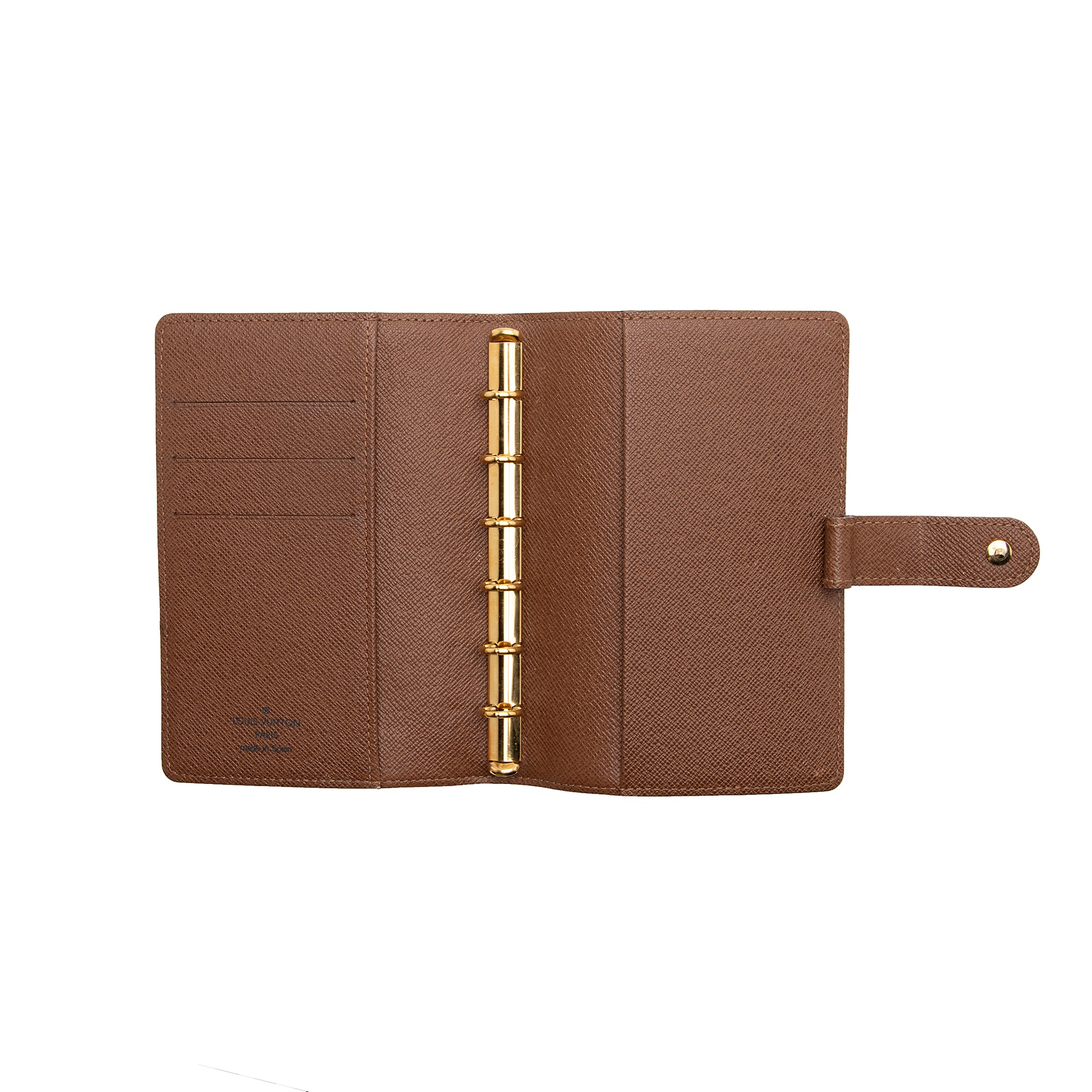 Louis Vuitton Monogram Canvas Small Ring Agenda Cover (SHF-22229)