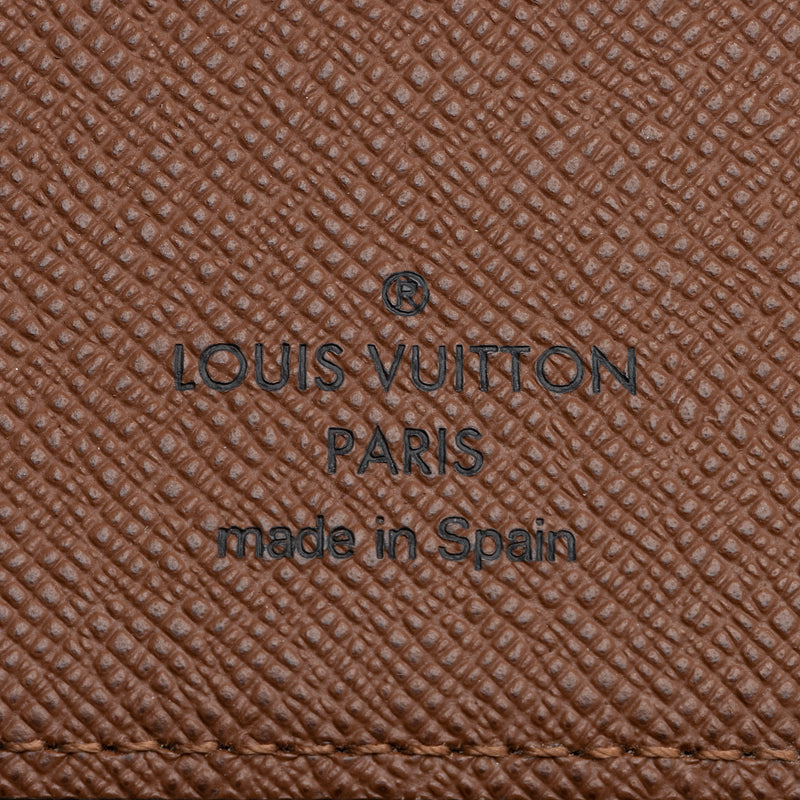 Louis Vuitton Monogram Canvas Small Ring Agenda Cover (SHF-22229)