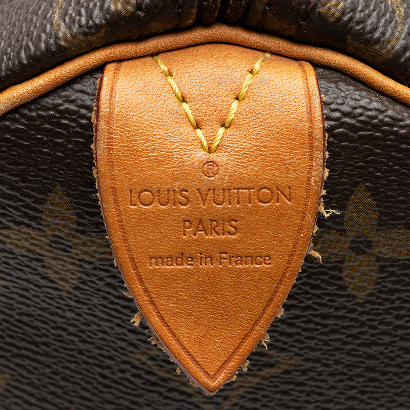 Louis Vuitton Monogram Canvas Speedy 25 Satchel (SHF-20147)