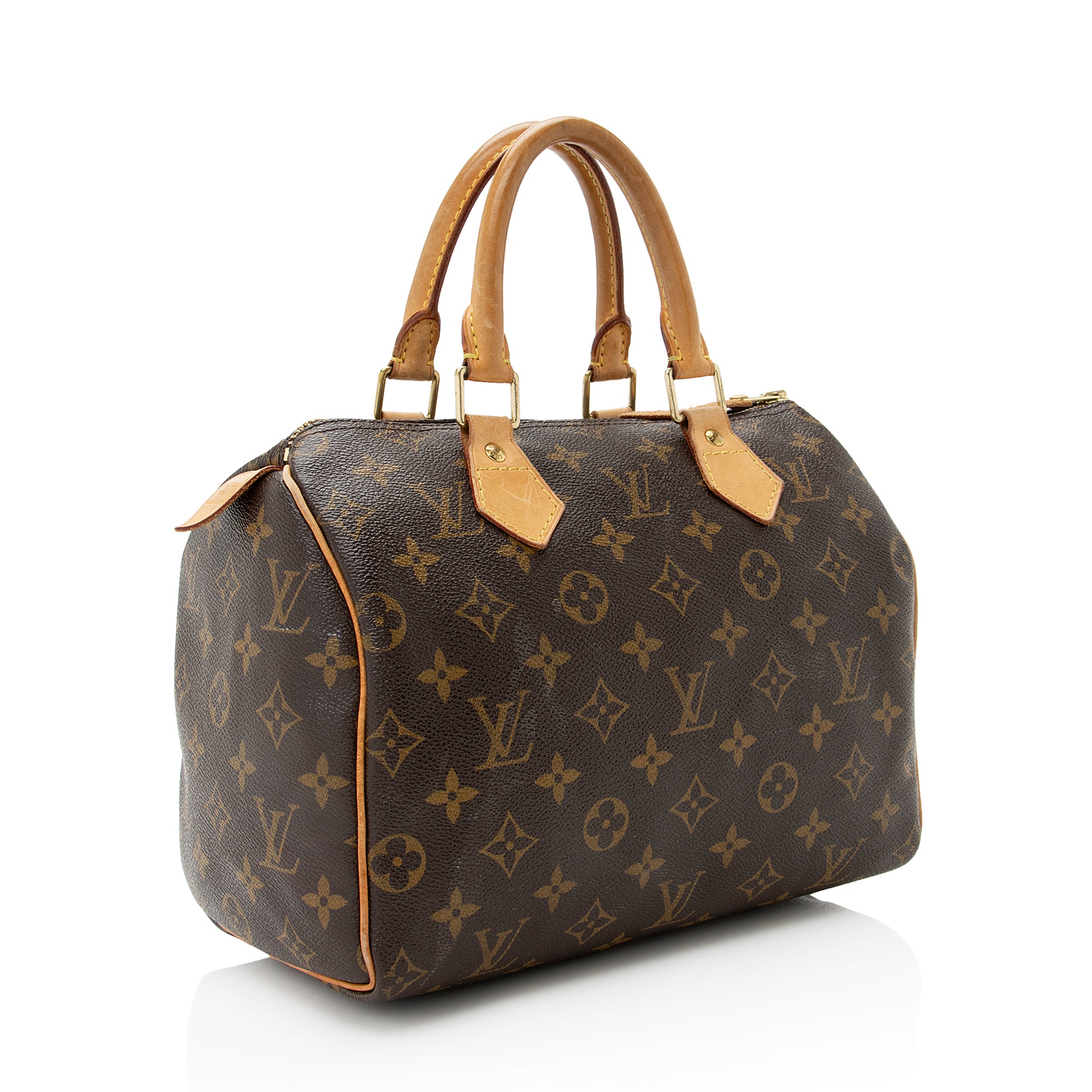 Louis Vuitton Monogram Canvas Speedy 25 Satchel (SHF-22237)