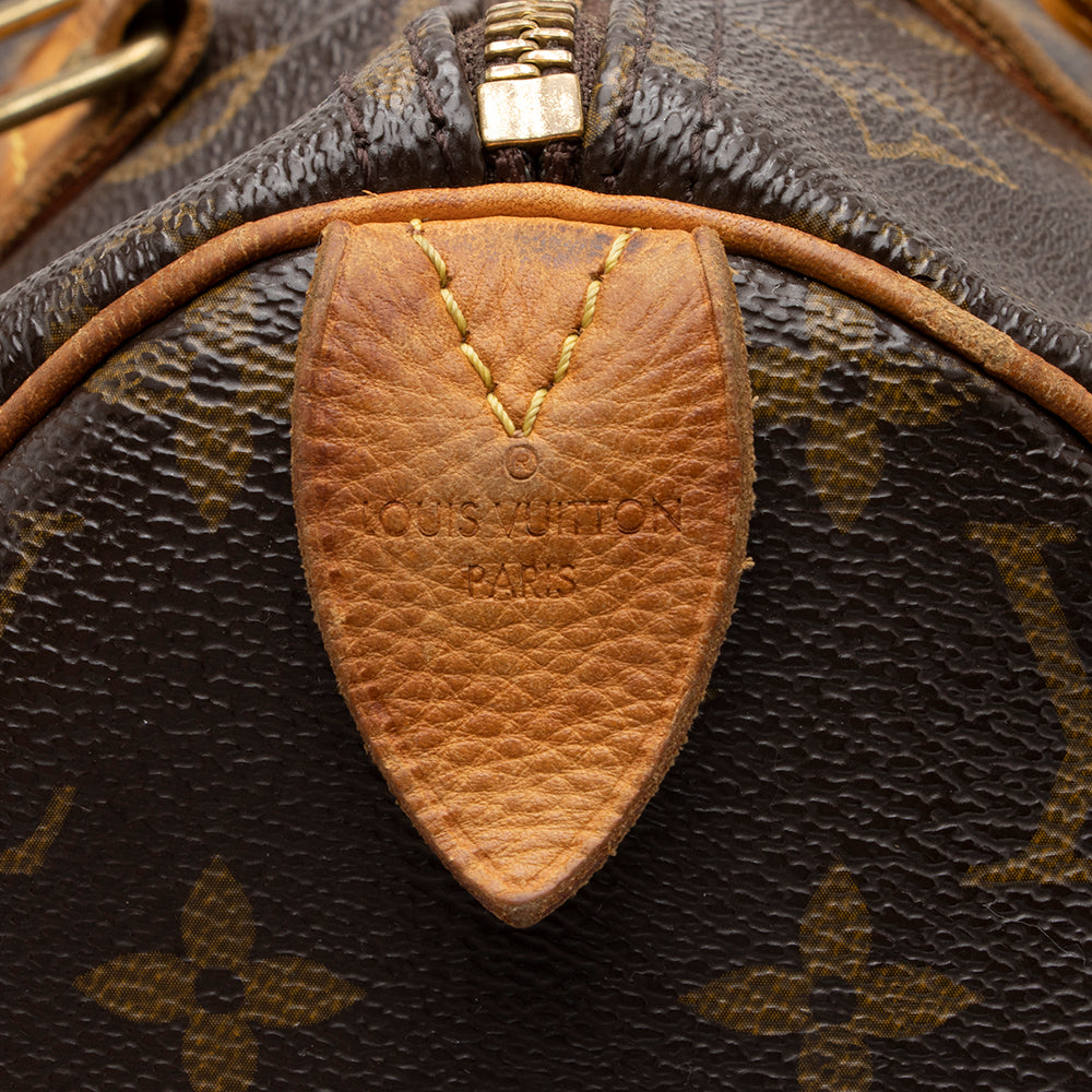 Louis Vuitton Monogram Canvas Speedy 30 Satchel - FINAL SALE (SHF-16606)