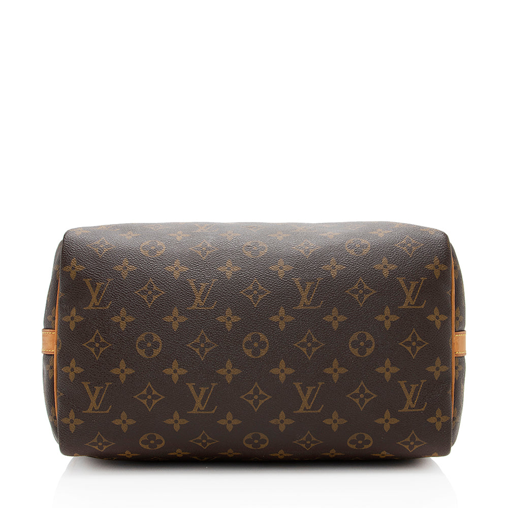 Louis Vuitton Monogram Canvas Speedy Bandouliere 30 Satchel (SHF-18685)