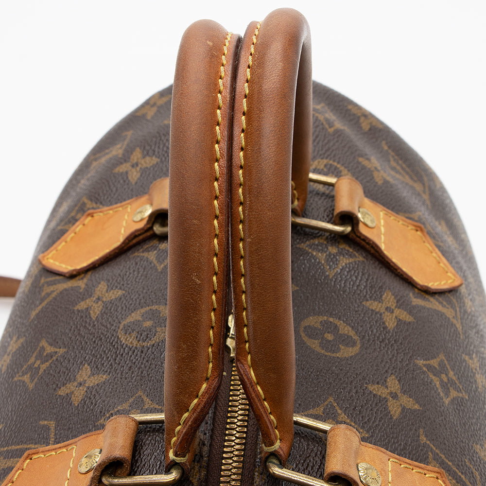 Louis Vuitton Monogram Canvas Speedy Bandouliere 30 Satchel (SHF-18685)