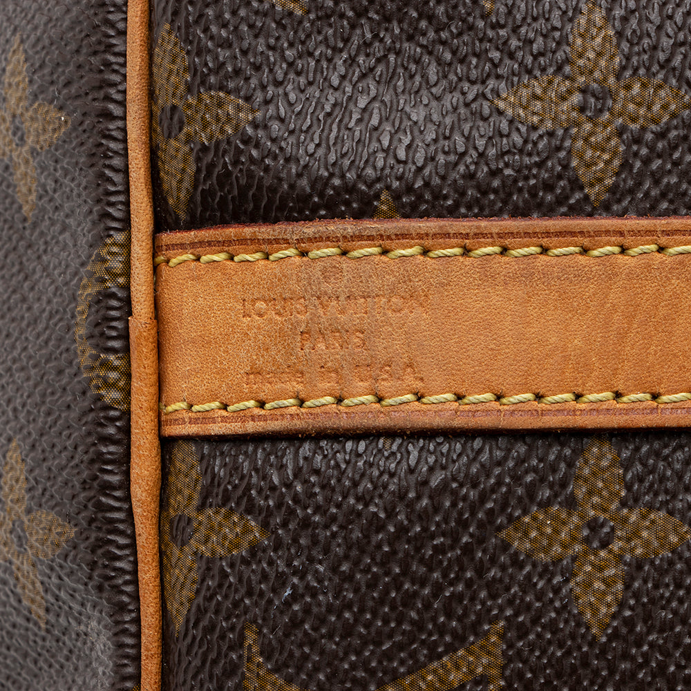 Louis Vuitton Monogram Canvas Speedy Bandouliere 30 Satchel (SHF-18685)