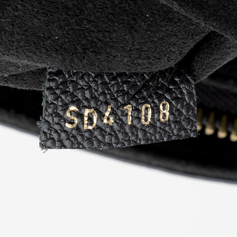 Louis Vuitton Black Monogram Canvas Leather Surene MM Bag