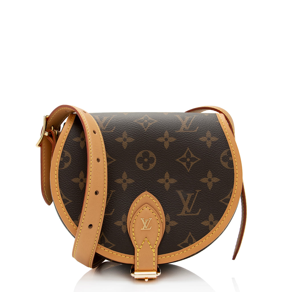 Louis Vuitton Monogram Canvas Tambourin Shoulder Bag (SHF-8M07BX)