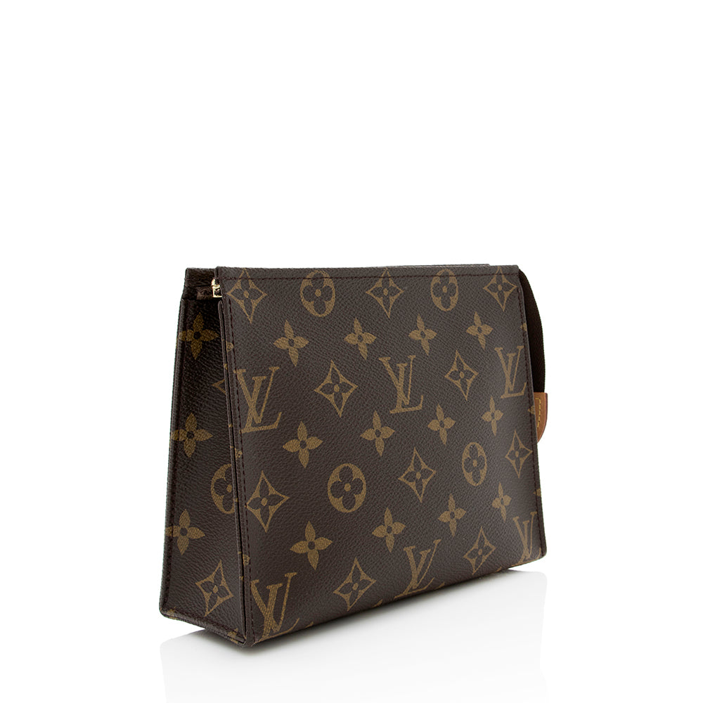 Louis Vuitton Monogram Canvas Toiletry Pouch 19 (SHF-21056)