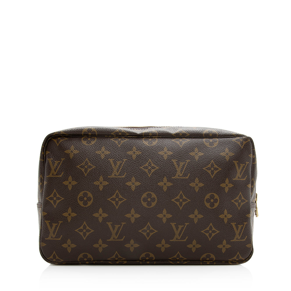 Louis Vuitton Vintage Monogram Canvas Trousse Toiletry Pouch 28 (SHF-20353)