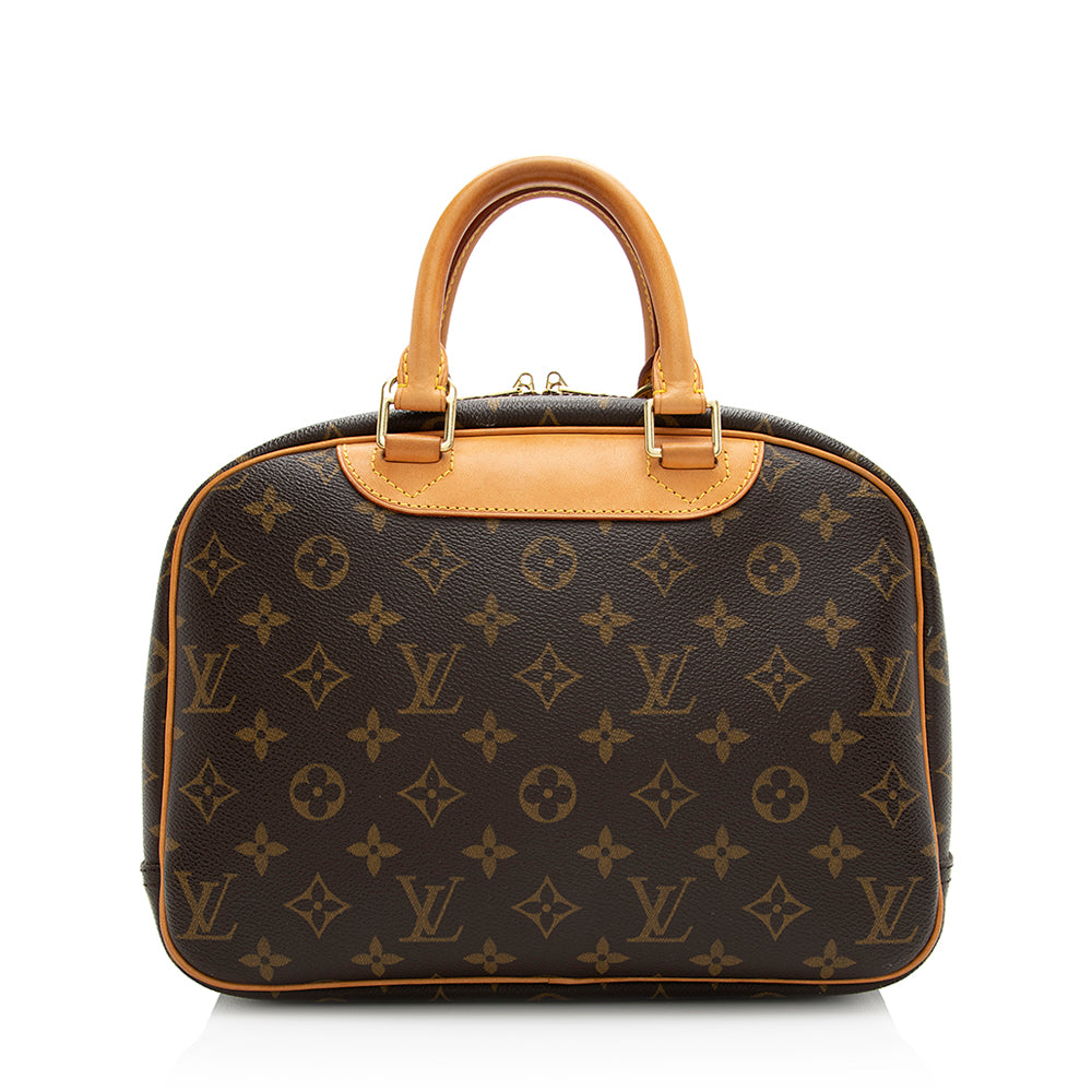 Louis Vuitton Monogram Canvas Trouville Satchel (SHF-20769)