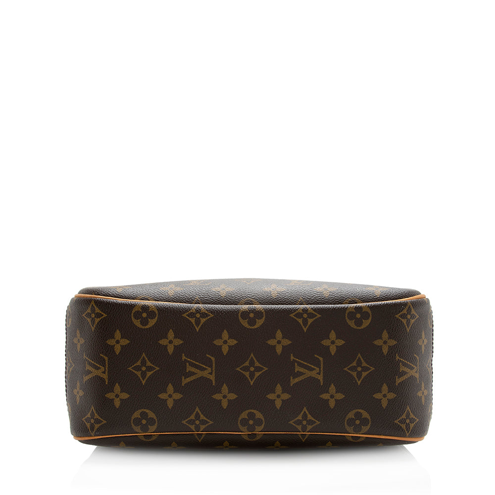 Louis Vuitton Monogram Canvas Trouville Satchel (SHF-20769)