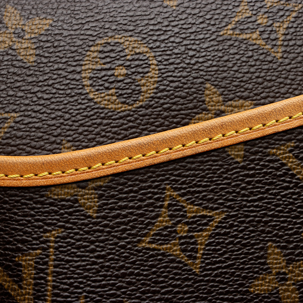 Louis Vuitton Monogram Canvas Trouville Satchel (SHF-20769)