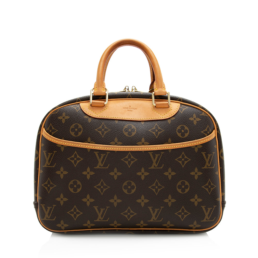 Louis Vuitton Monogram Canvas Trouville Satchel (SHF-20769)