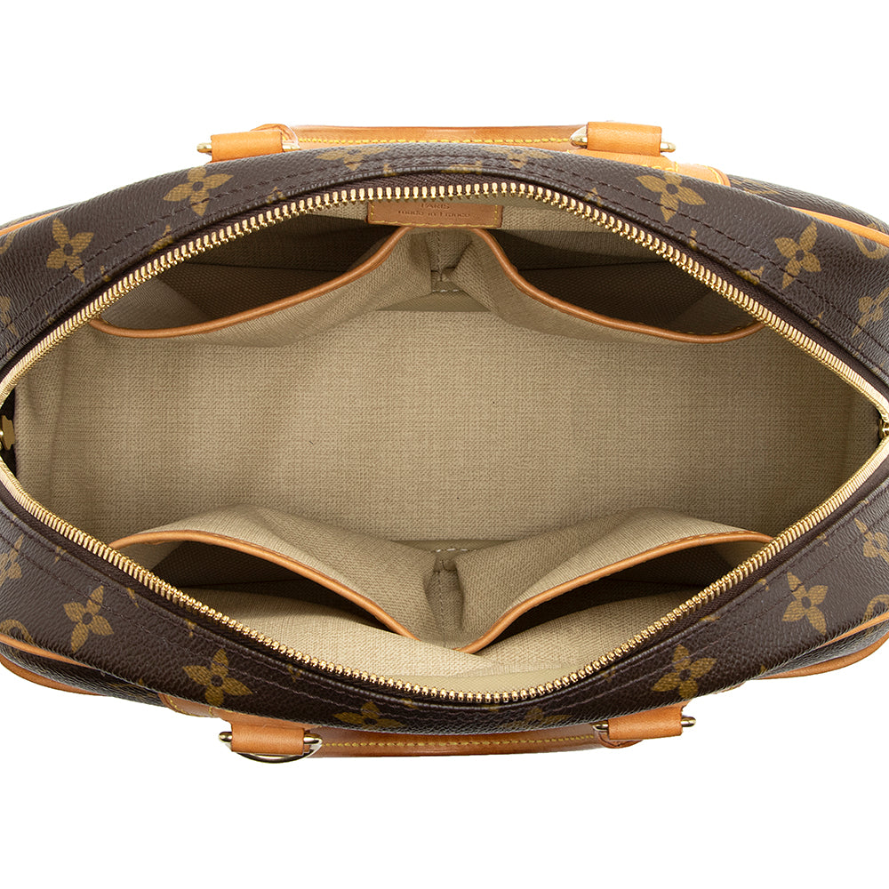Louis Vuitton Monogram Canvas Trouville Satchel (SHF-20769)