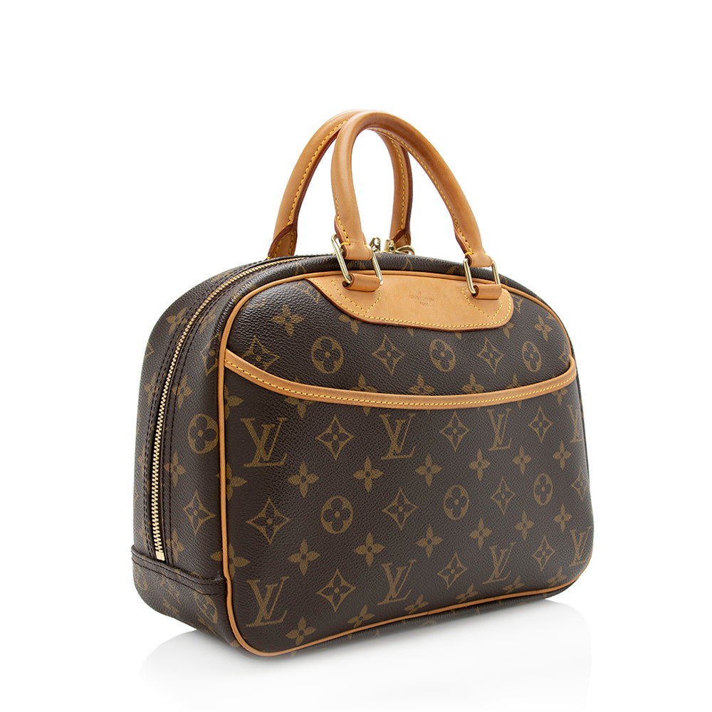 Louis Vuitton Monogram Canvas Trouville Satchel (SHF-20769)