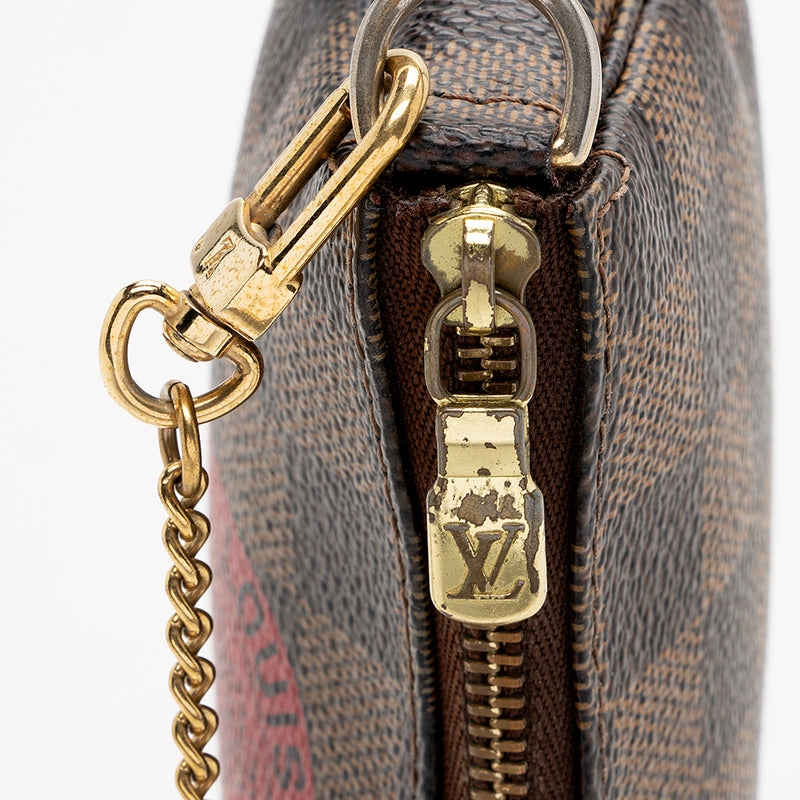 Louis Vuitton Damier Ebene Mini Pochette Accessoires (SHF-12428