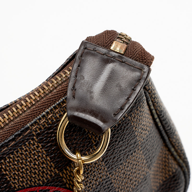Louis Vuitton Damier Ebene Mini Pochette Accessoires (SHF-12428