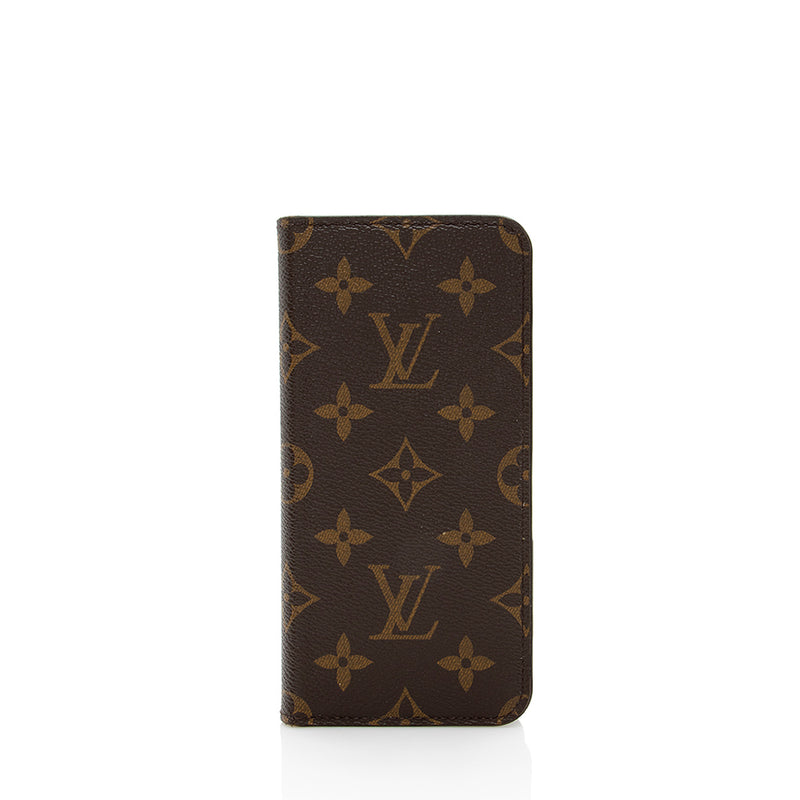Louis Vuitton Monogram Canvas XS Max Folio Phone Case (SHF-17931)