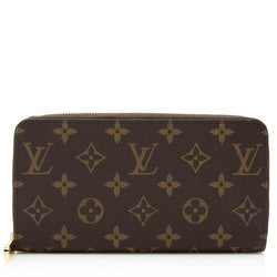 Louis Vuitton Monogram Canvas Zippy Wallet (SHF-20699)