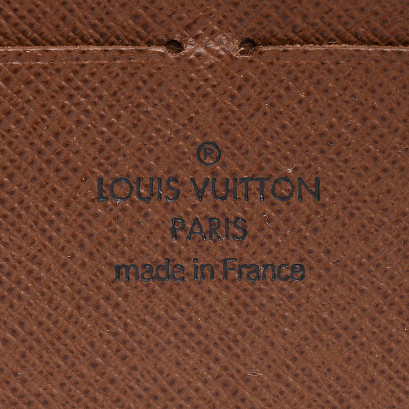 Louis Vuitton Monogram Canvas Zippy Wallet (SHF-21381)