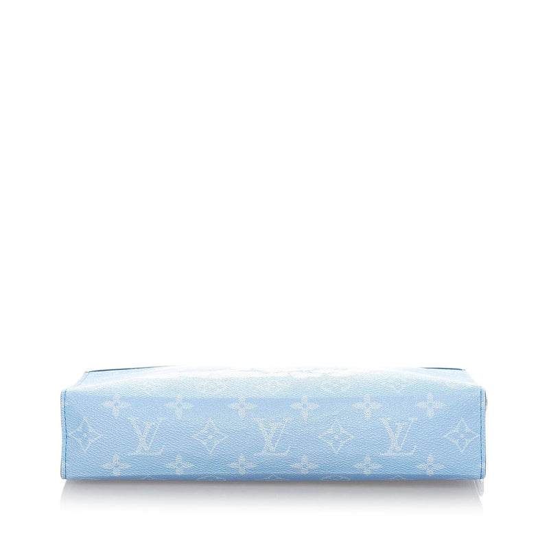 Blue Louis Vuitton Monogram Cloud Pochette Voyage Clutch Bag – RvceShops  Revival