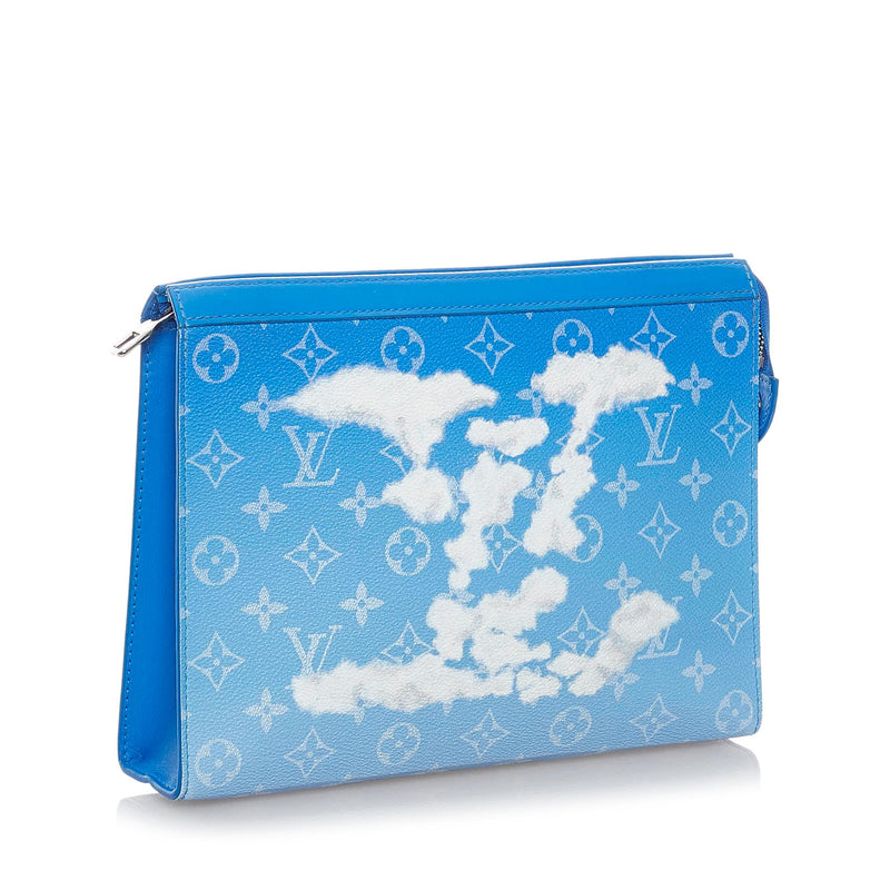 Louis Vuitton Monogram Clouds Pochette Voyage MM (SHG-31616)