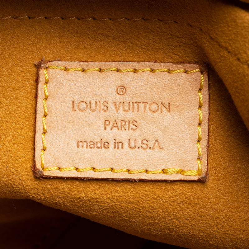 Louis Vuitton Monogram Denim Baggy GM Shoulder Bag (SHF-18206)