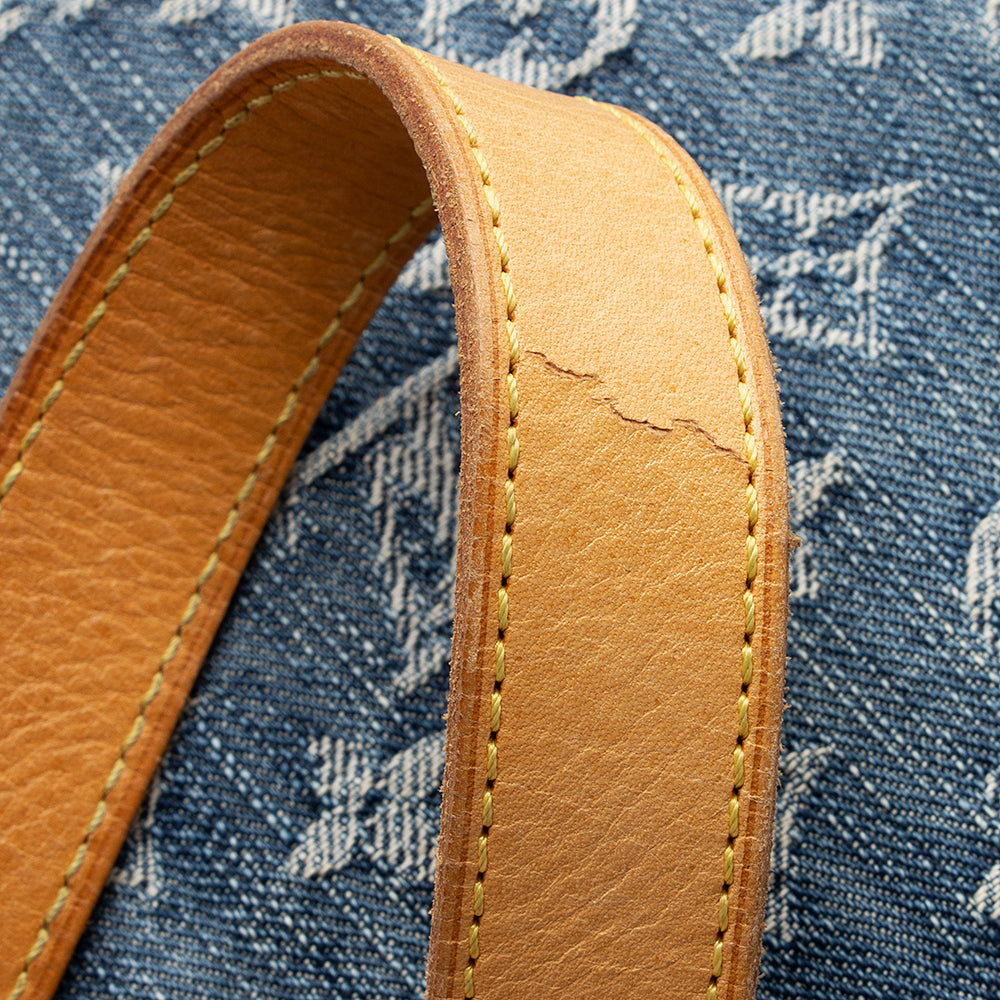 Louis Vuitton Monogram Denim Baggy GM Shoulder Bag (SHF-21643)