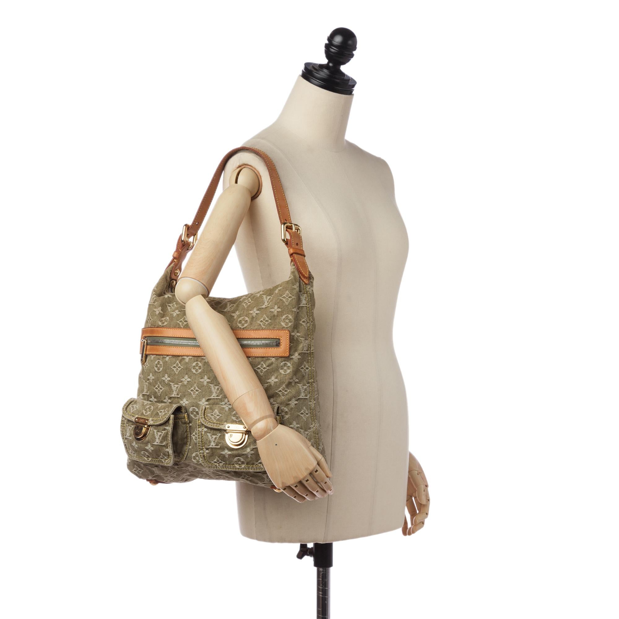 Louis Vuitton Monogram Denim Baggy GM (SHG-32828)