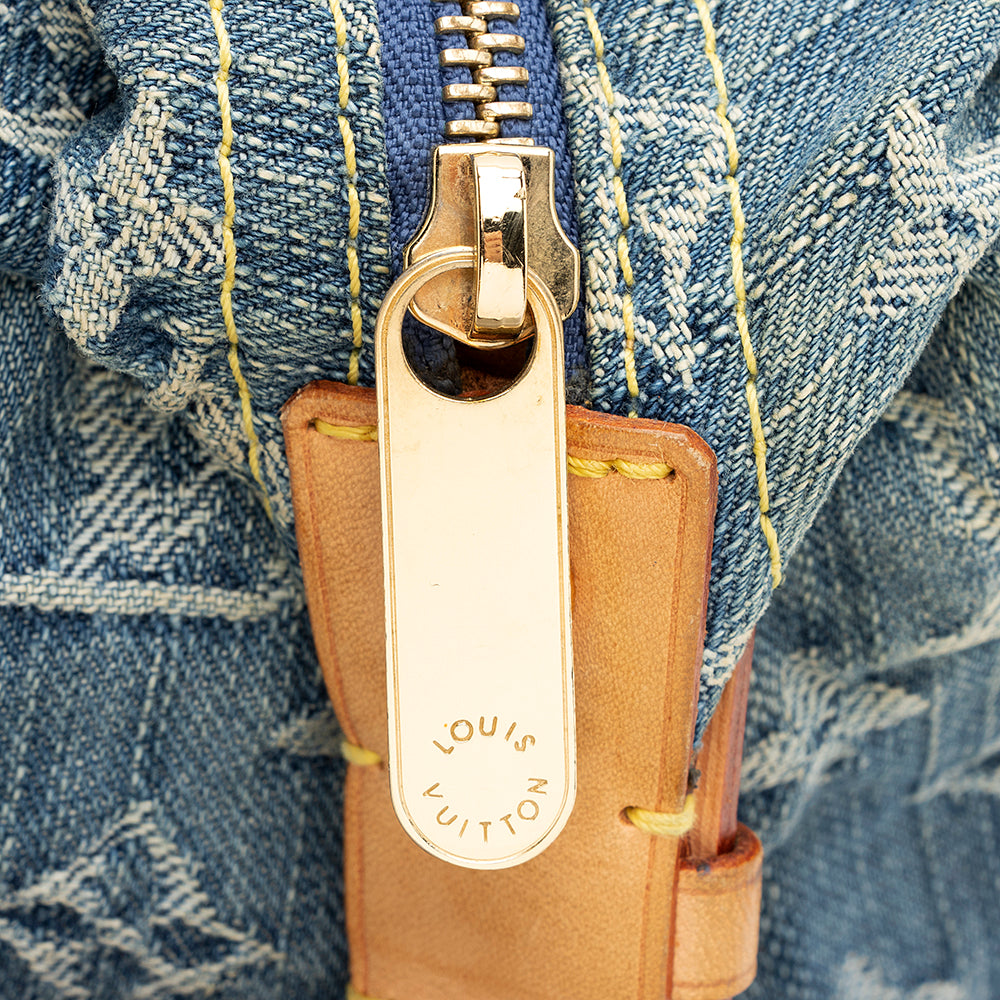 Louis Vuitton Monogram Denim Baggy PM Shoulder Bag (SHF-20300)