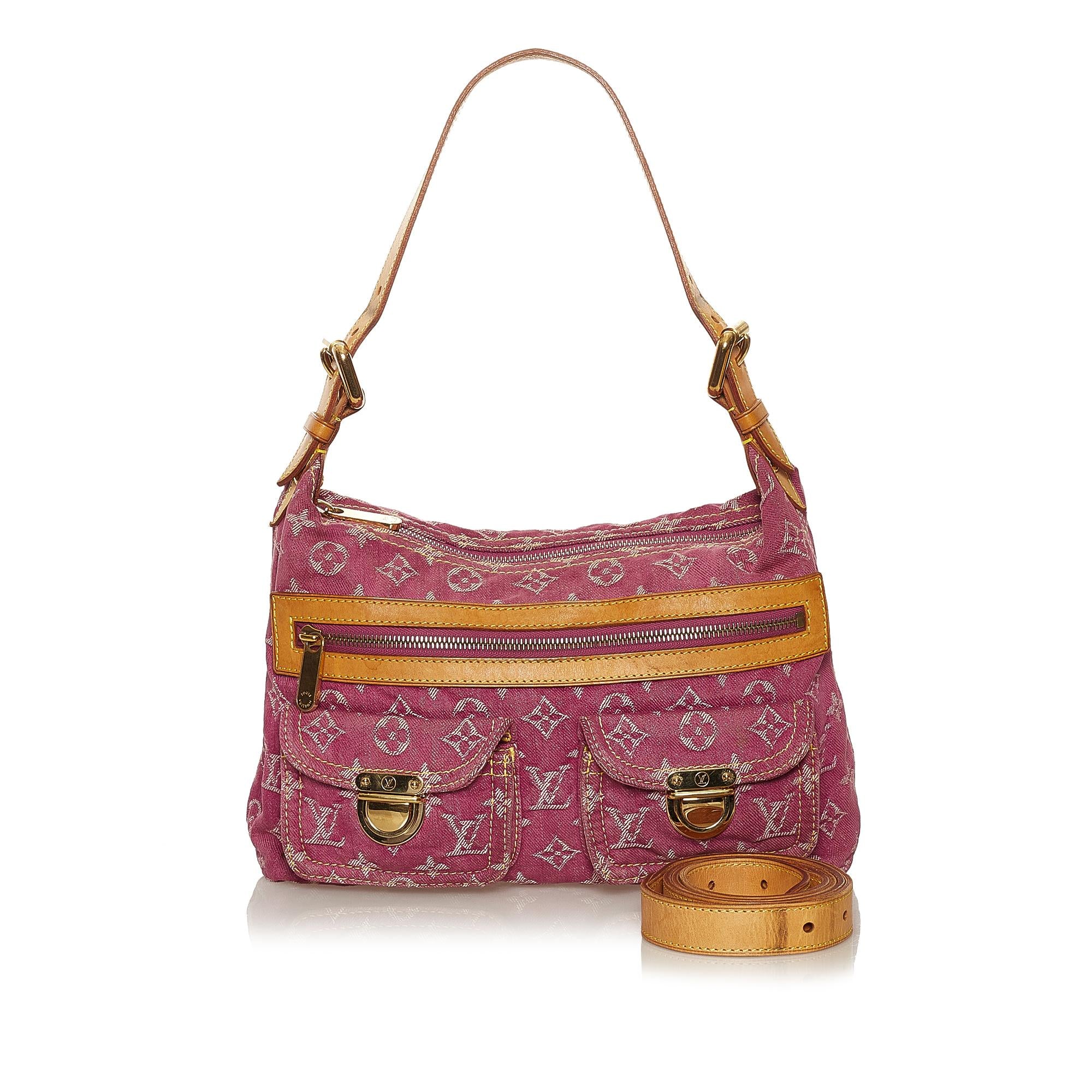 Louis Vuitton Monogram Denim Baggy PM (SHG-34821)