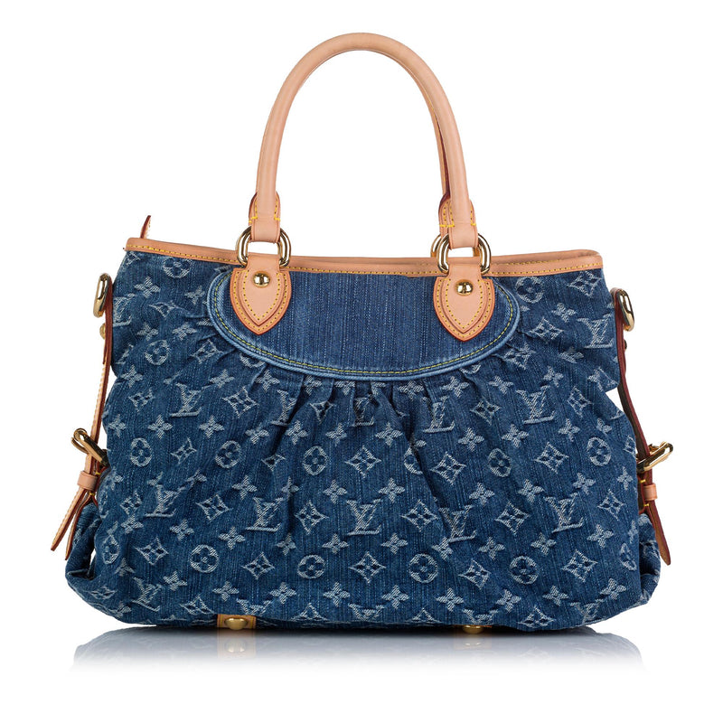 Louis Vuitton Denim Neo Cabby mm Shoulder Bag Second Hand / Selling