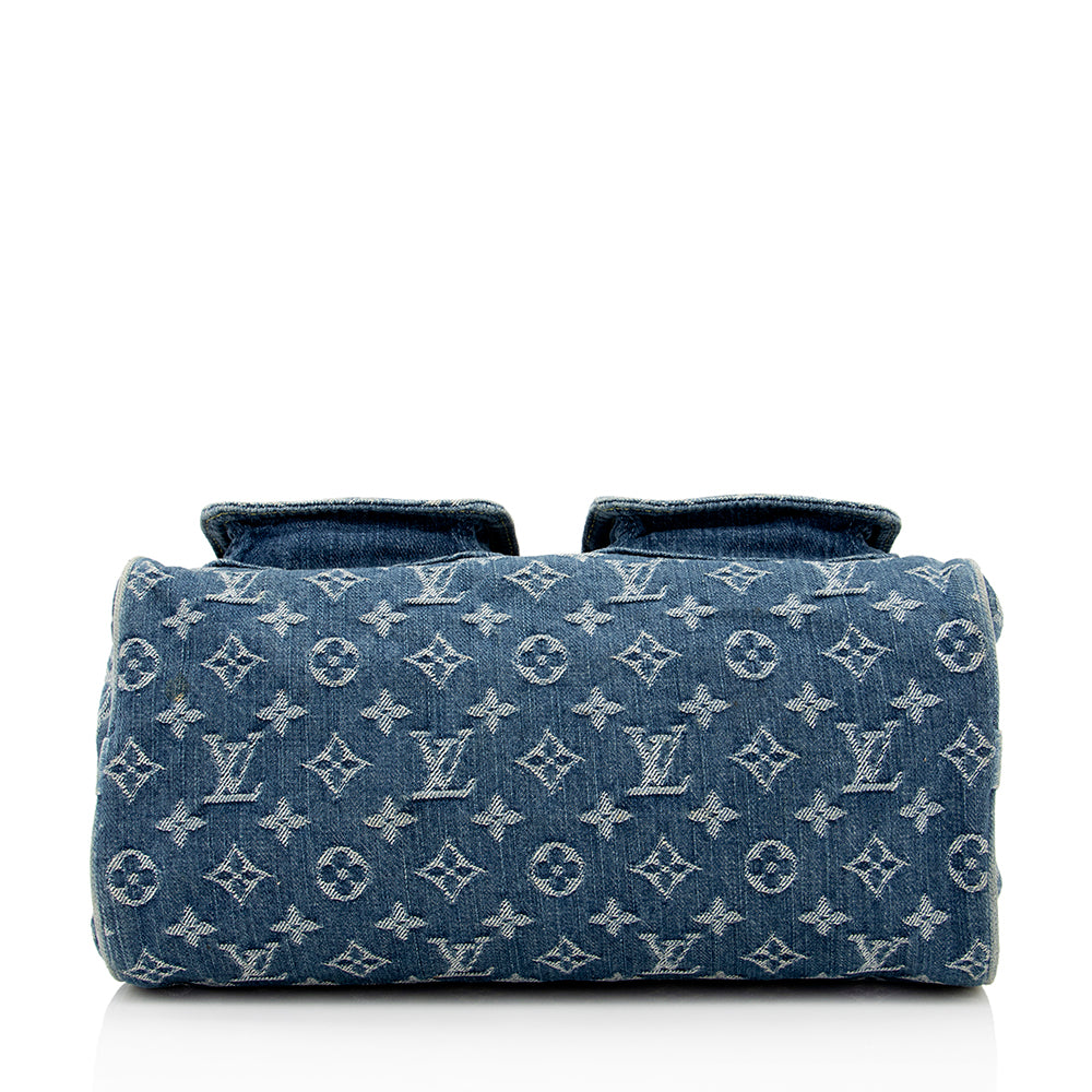 Louis Vuitton Monogram Denim Neo Speedy Satchel - FINAL SALE (SHF-20203)