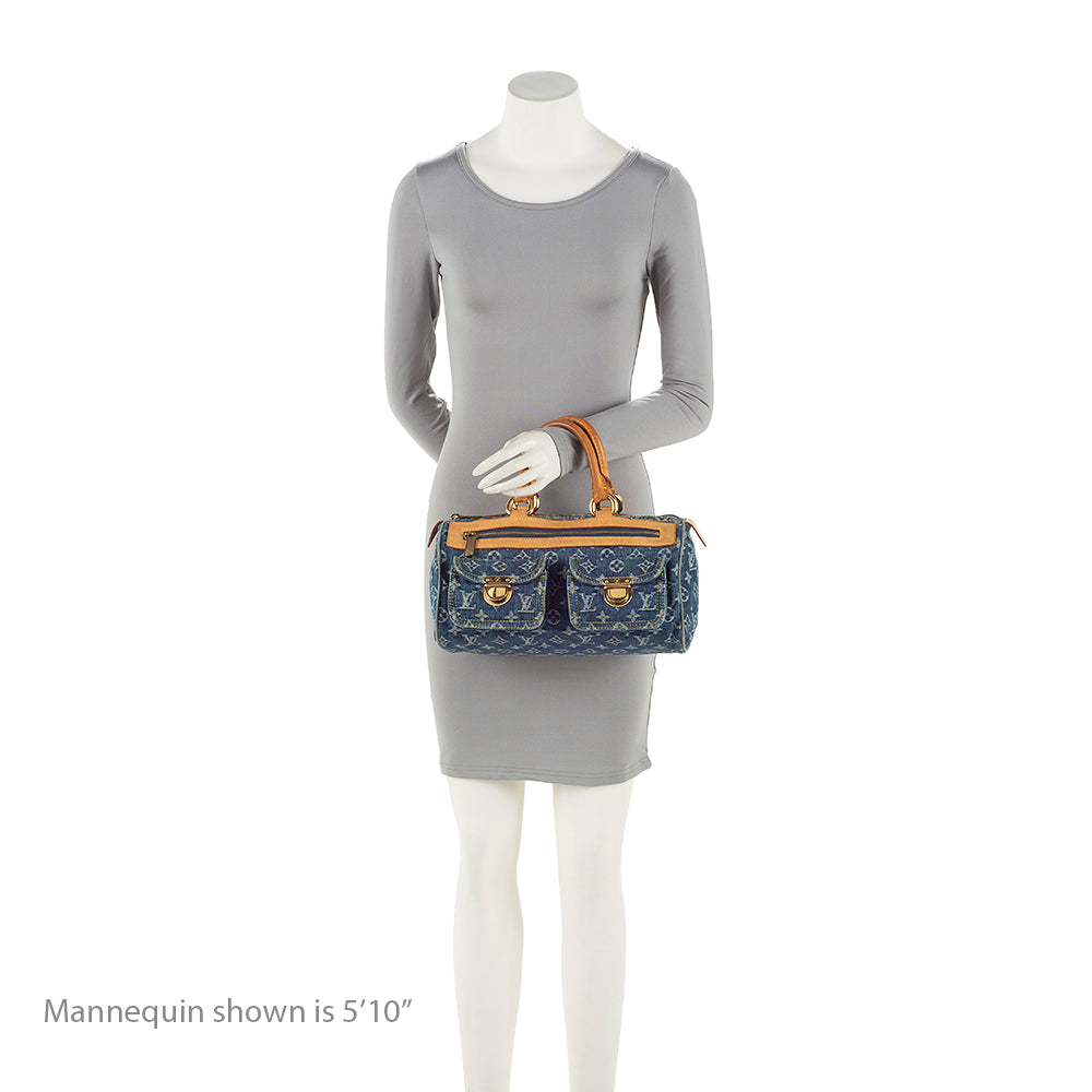 Louis Vuitton Monogram Denim Neo Speedy Satchel - FINAL SALE (SHF-20203)