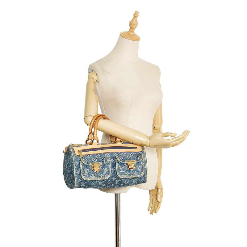 Vintage Louis Vuitton Denim Monogram Speedy Bag – Treasures of NYC