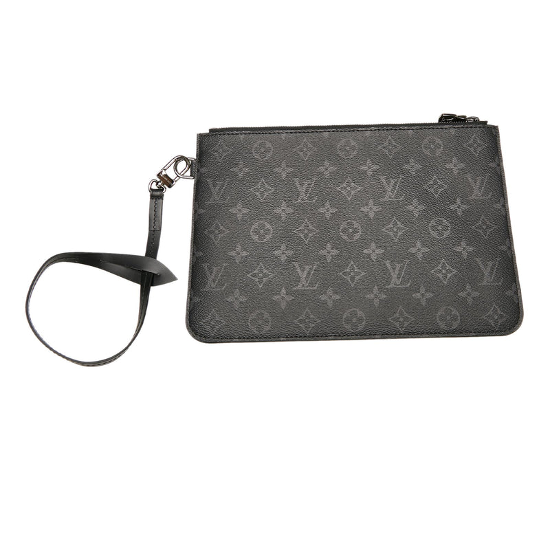 Louis Vuitton Black Leather Fragment Luggage Tag Auction