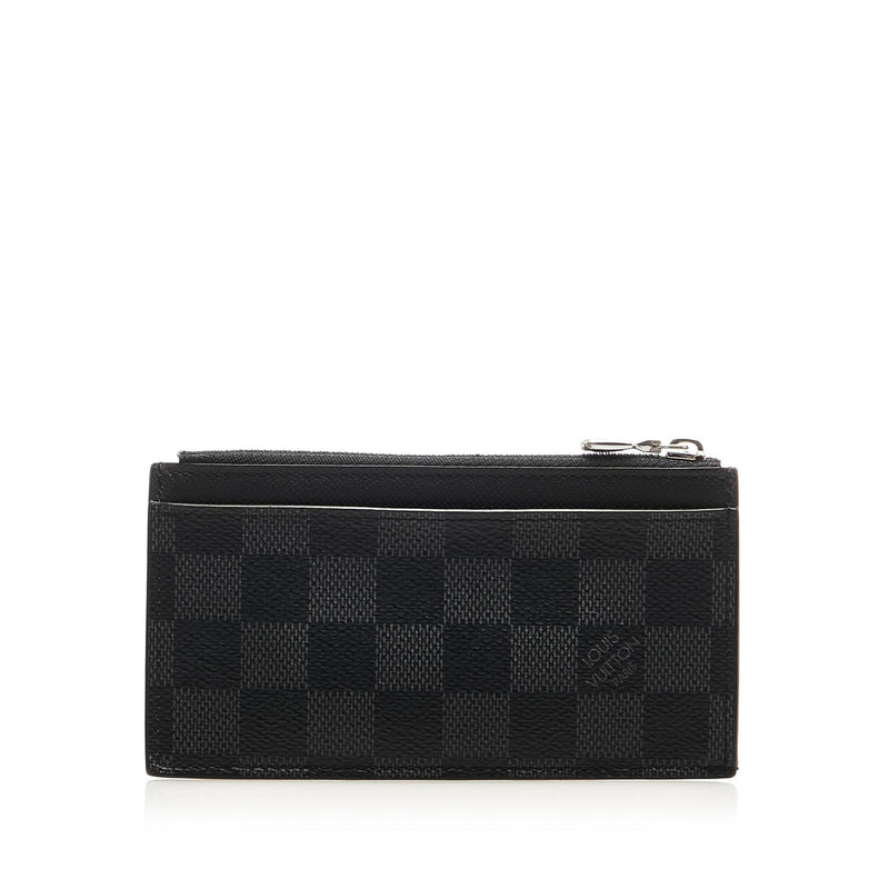 Louis Vuitton Damier Graphite Card Holder Wallet Case