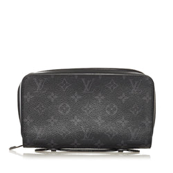 Louis Vuitton Monogram Eclipse Zippy XL Wallet (SHG-34522) – LuxeDH