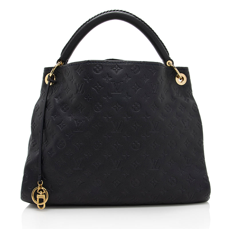 Louis Vuitton Vavin mm Monogram Empreinte Leather Shoulder Bag Black