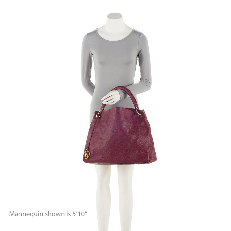 Louis Vuitton Monogram Empreinte Artsy MM Shoulder Bag (SHF-20975)