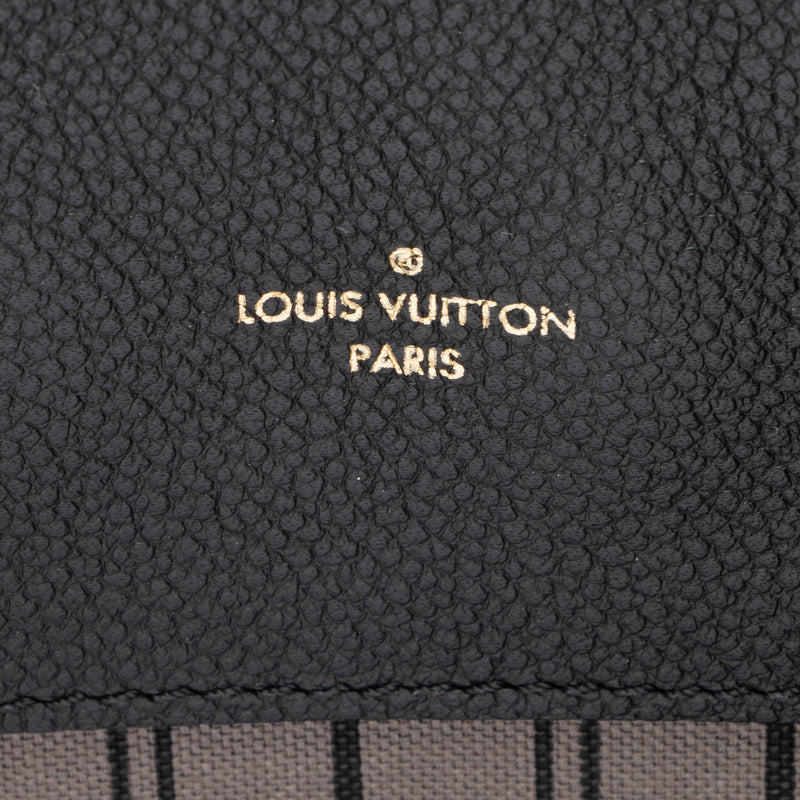 Louis Vuitton Neutrals, Pattern Print Monogram Empreinte Bagatelle Hobo