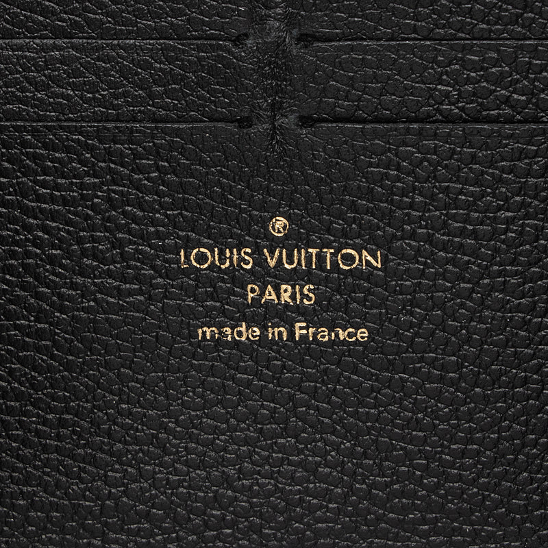 Louis Vuitton Burgundy Monogram Empreinte Clemence Wallet