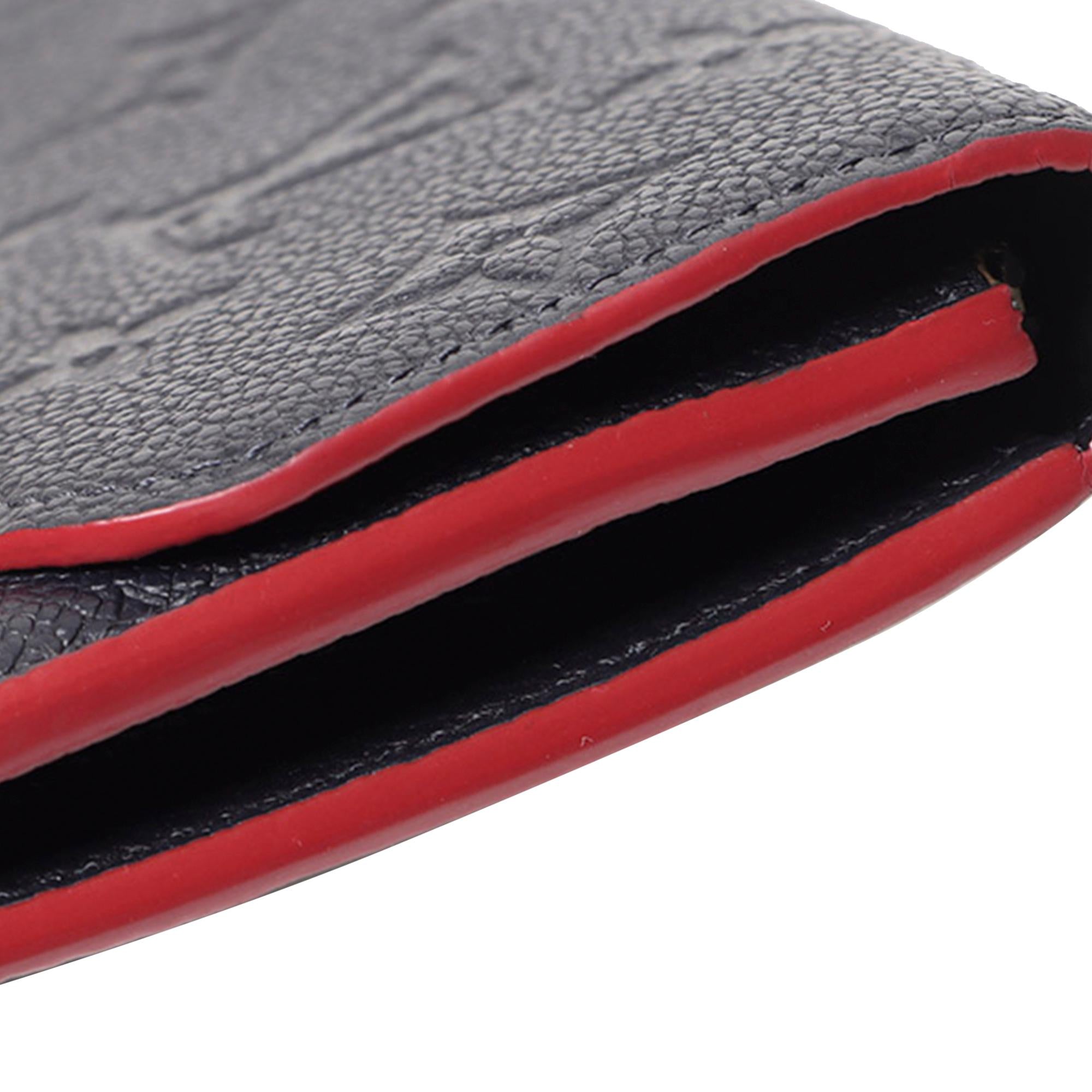 Louis Vuitton Monogram Empreinte Emilie Wallet (SHG-36690)