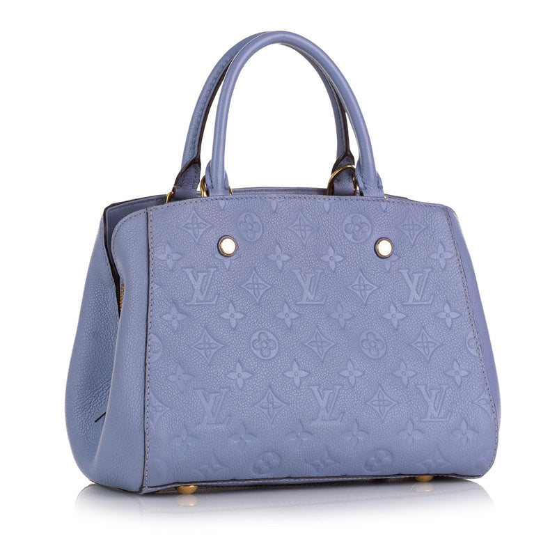 Louis Vuitton Montaigne Bb Monogram Empreinte Leather Satchel Bag