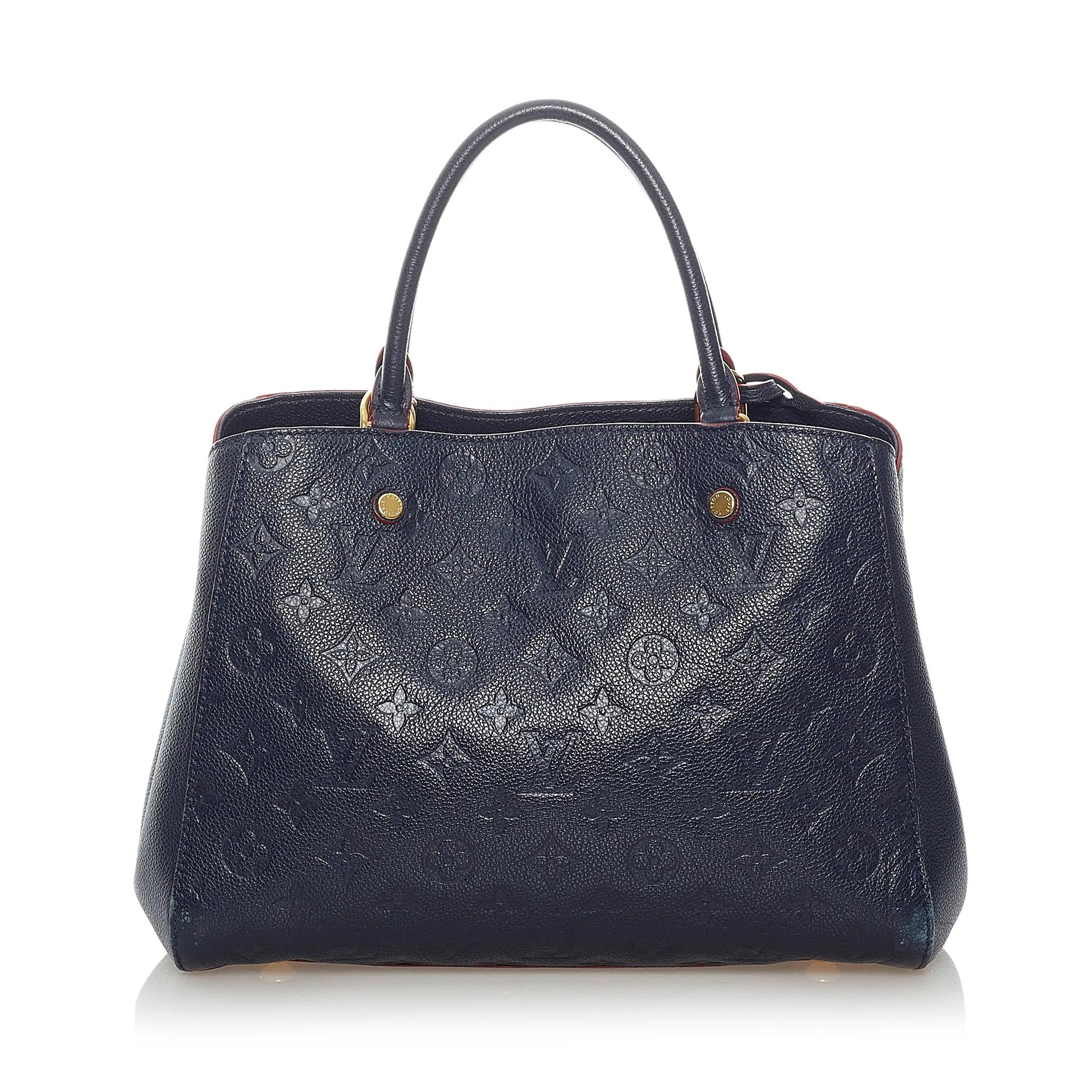 Louis Vuitton Monogram Empreinte Montaigne MM (SHG-32803)