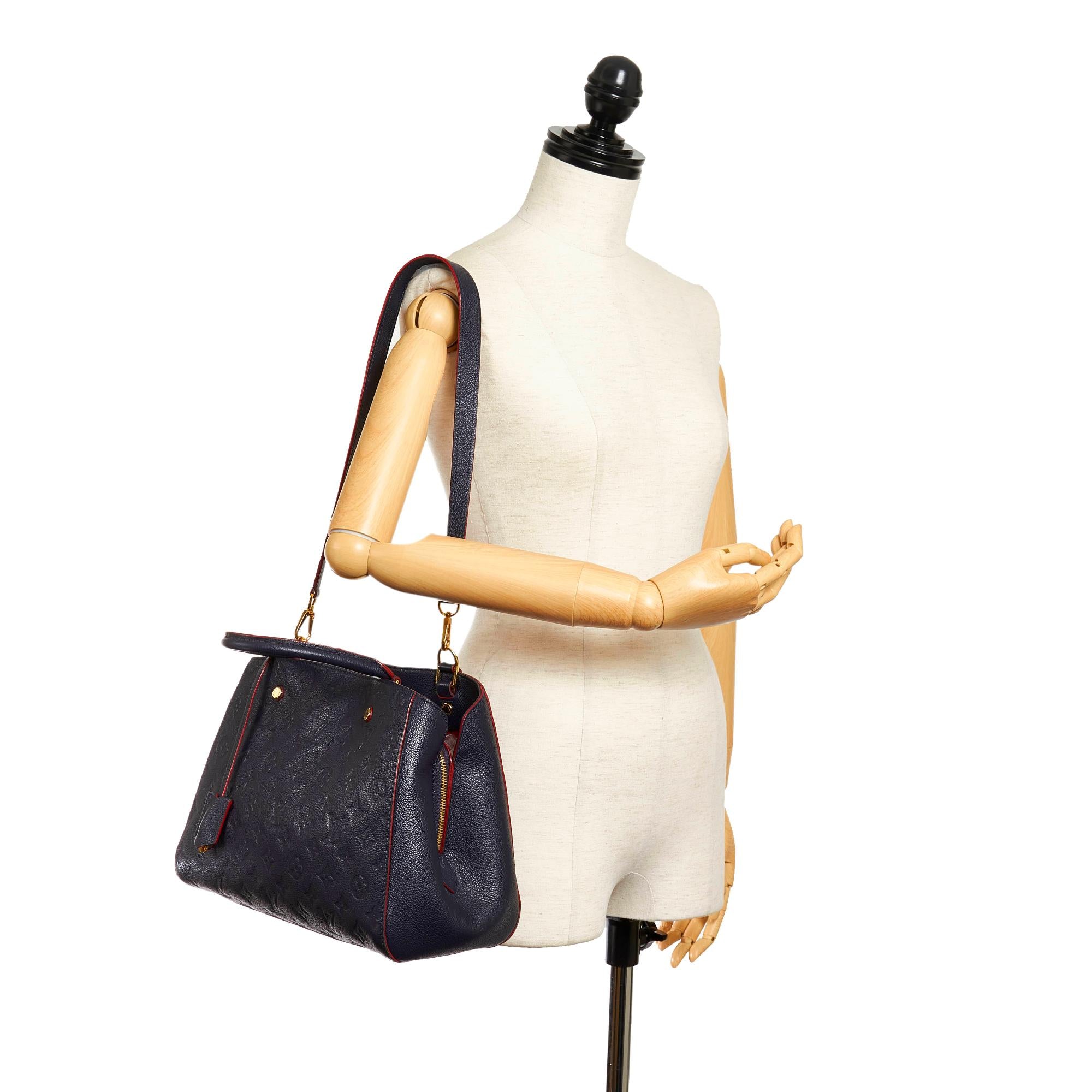 Louis Vuitton Monogram Empreinte Montaigne MM (SHG-32803)