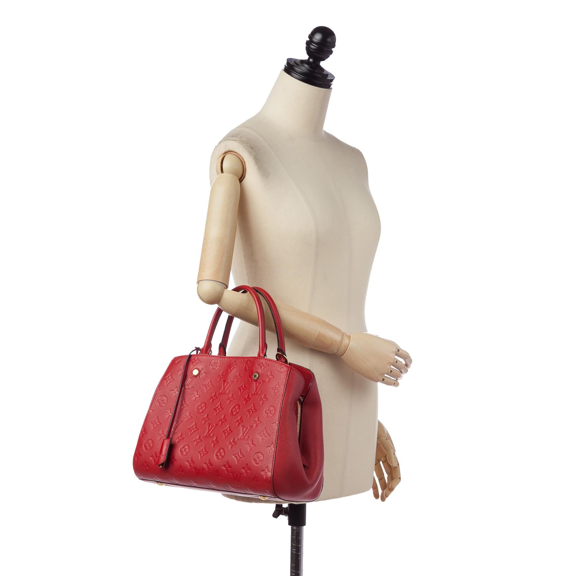 Louis Vuitton Monogram Empreinte Montaigne MM (SHG-34487)