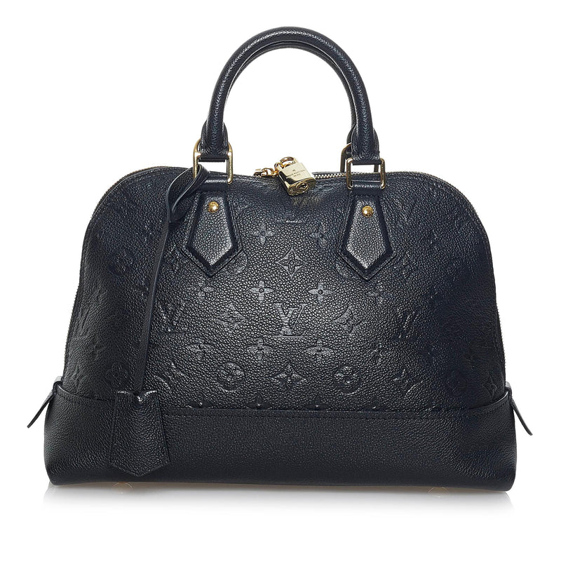 Louis Vuitton Black Monogram Empreinte Alma Bb Gold Hardware (Very Good), Womens Handbag