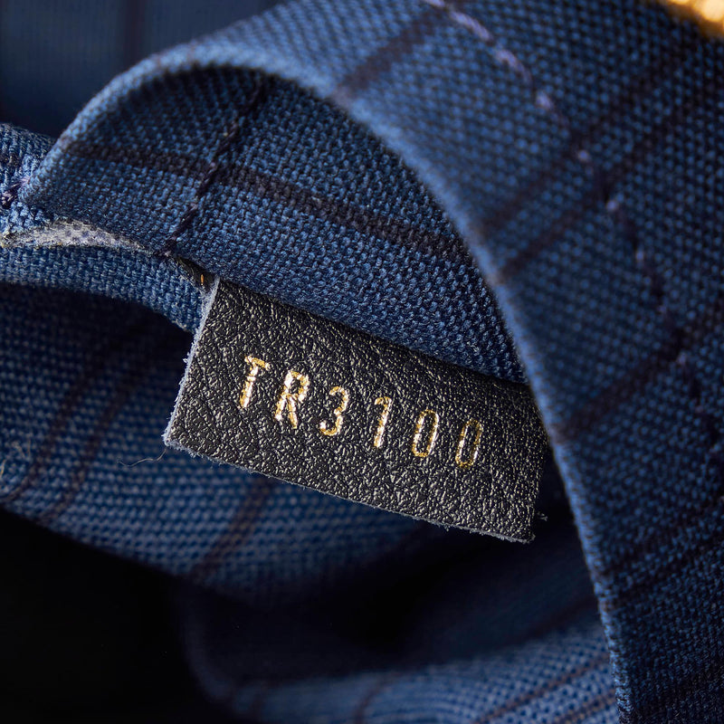 Louis Vuitton Bleu Infini Monogram Empreinte Leather Petillante Clutch Bag  - Yoogi's Closet